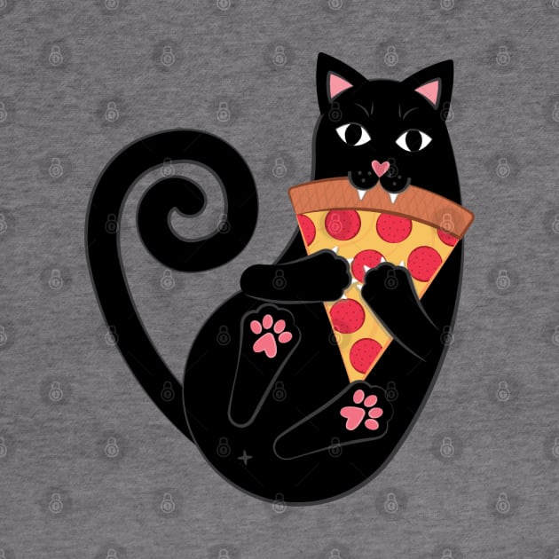 Pepperoni Pizza Cat by TinyGinkgo